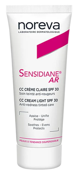 NOREVA Sensidiane AR+ CC SPF30 sejas krēms, 40 ml