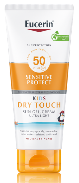 EUCERIN Kids Dry Touch SPF 50+ krēms-gels, 200 ml