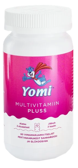 YOMI Multivitamin Plus jelly bears, 60 pcs.