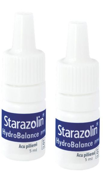Starazolin HydroBalance 5 ml acu pilieni, 2 gab.