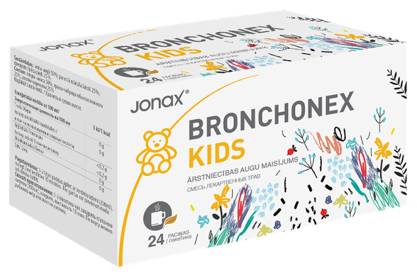 JONAX Bronchonex Kids tēja maisiņos, 24 gab.