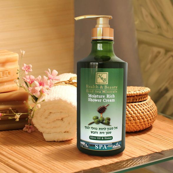 HEALTH&BEAUTY Dead Sea Minerals Olive Oil & Honey shower cream, 780 ml