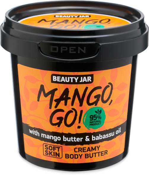 BEAUTY JAR Mango Go body cream, 135 g