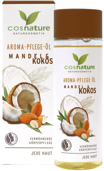 COSNATURE ar kokosriekstiem un mandelēm aromātiska ķermeņa eļļa, 100 ml