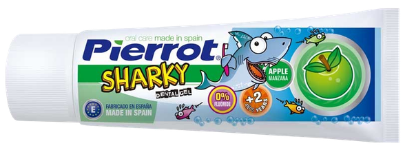 PIERROT Sharky Apple 2+ zobu gels, 75 ml