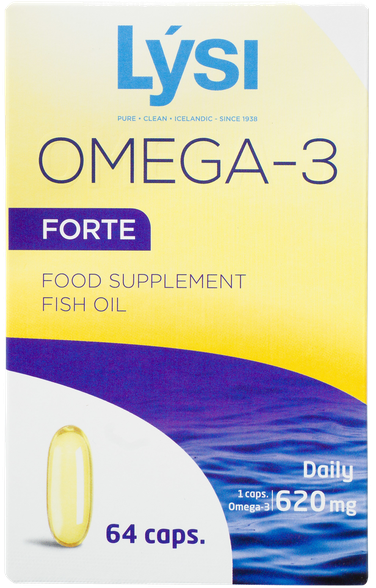 LYSI Omega-3 Forte capsules, 63 pcs.