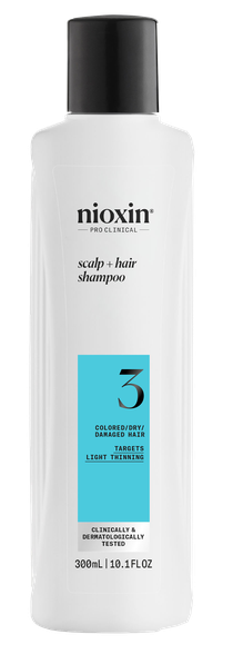 NIOXIN System 3 for Colored Hair with Light Thinning shampoo, 300 ml