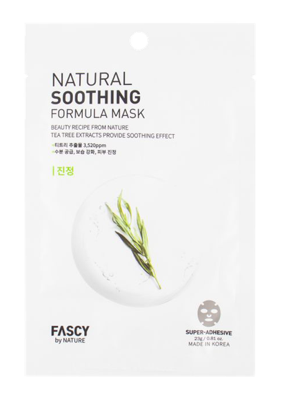 FASCY Natural Soothing facial mask, 23 g