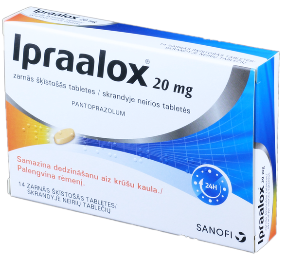 IPRAALOX 20 mg tabletes, 14 gab.