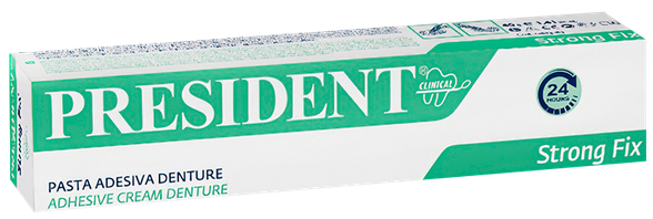 PRESIDENT Strong Fix крем для фиксации зубных протезов, 40 г