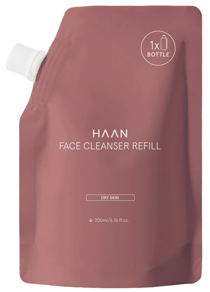 HAAN Face Cleanser Refill For Dry Skin želeja sejas mazgāšanai, 200 ml
