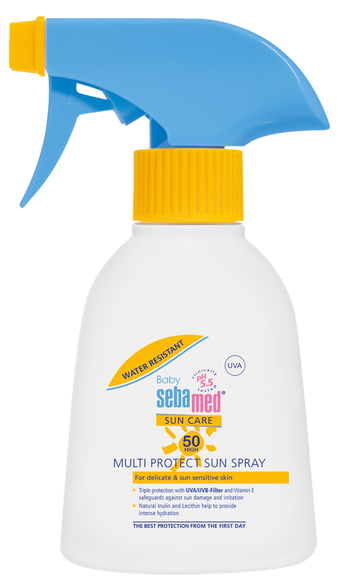 SEBAMED Baby Sun Care Multi Protect Sun Spray SPF 50 солнцезащитный спрей, 200 мл