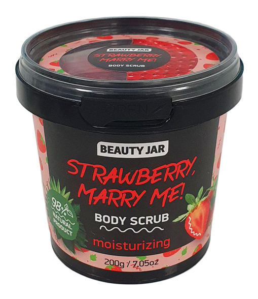 BEAUTY JAR Strawberry, Marry Me! scrub, 200 g