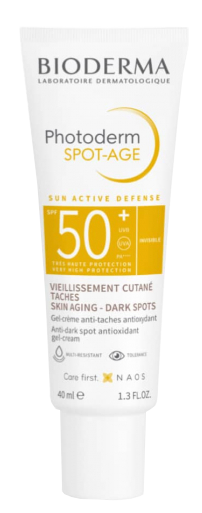 BIODERMA Photoderm SPOT-AGE SPF 50+ saules aizsarglīdzeklis, 40 ml