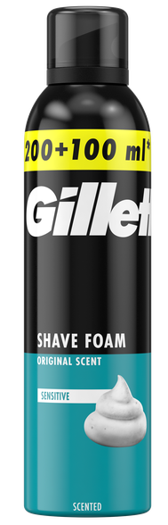 GILLETTE Series Sensitive shaving foam, 300 ml