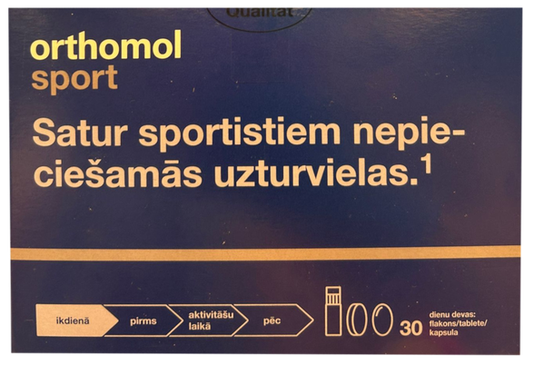 ORTHOMOL Sport deva, 30 gab.