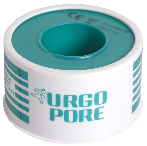 URGO  Pore 5 m x 2.5 cm adhesive plaster roll, 1 pcs.