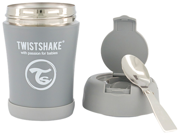 TWISTSHAKE Stainless-steel food container, 350 ml