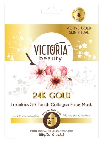 VICTORIA BEAUTY 24K Gold Collagen sejas maska, 1 gab.