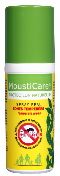 MOUSTICARE Protection Naturelle līdzeklis pret odiem un ērcēm, 50 ml