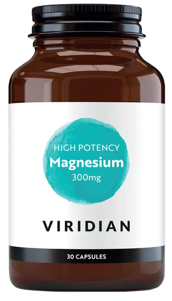 VIRIDIAN High Potency Magnesium 300 mg capsules, 30 pcs.