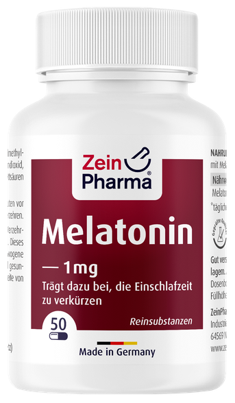 ZEINPHARMA Melatonin 1 mg kapsulas, 50 gab.
