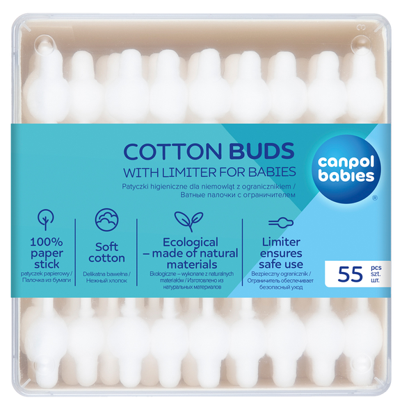 CANPOL  Babies cotton swabs, 55 pcs.