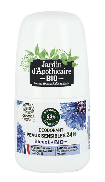 JARDIN  D'APOTHICAIRE Rudzupuķu 24 stundu ekolģisks dezodorants rullītis, 50 ml