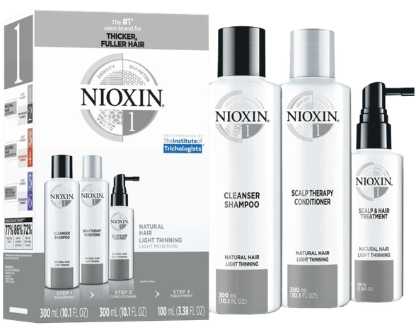 NIOXIN System Nr. 1 matu kopšanas komplekts, 1 gab.