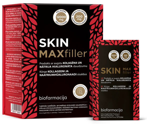 BIOFARMACIJA Skin MAXfiller kolagēns, 28 gab.