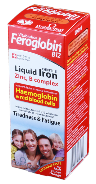 FEROGLOBIN B12 sīrups, 200 ml