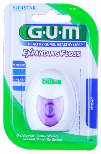 GUM Expanding 30 m dental floss, 1 pcs.