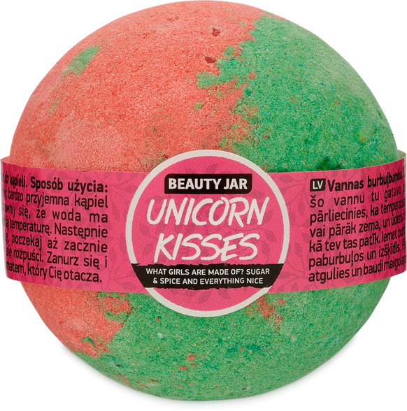 BEAUTY JAR Unicorn Kisses бомба-гейзер для ванны, 150 г