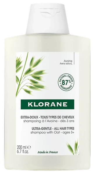 KLORANE Softening with Oat Milk šampūns, 200 ml