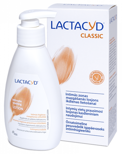 LACTACYD Classic intīmās kopšanas želeja, 200 ml