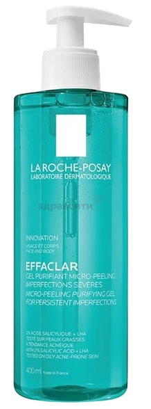 LA ROCHE-POSAY Effaclar Micro Peeling cleansing gel, 400 ml