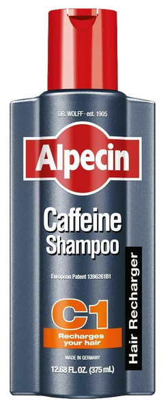 ALPECIN Caffeine C1 Pret Matu Izkrišanu Vīriešiem šampūns, 375 ml