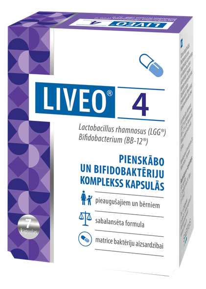 LIVEO  4 капсулы, 7 шт.