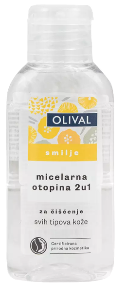 OLIVAL Immortelle Micellar Solution 2in1 attīrošs ūdens, 50 ml