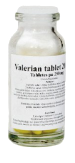 APTIEKAS PRODUKCIJA 20 mg Valerian pills, 50 pcs.