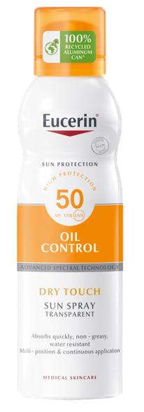 EUCERIN Sun Body Oil Control Aerosol SPF 50 sprejs, 200 ml