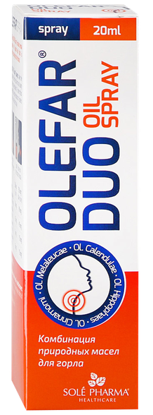 OLEFAR DUO sprejs, 20 ml