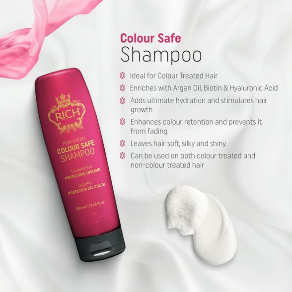 RICH Pure Luxury Colour Safe šampūns, 250 ml