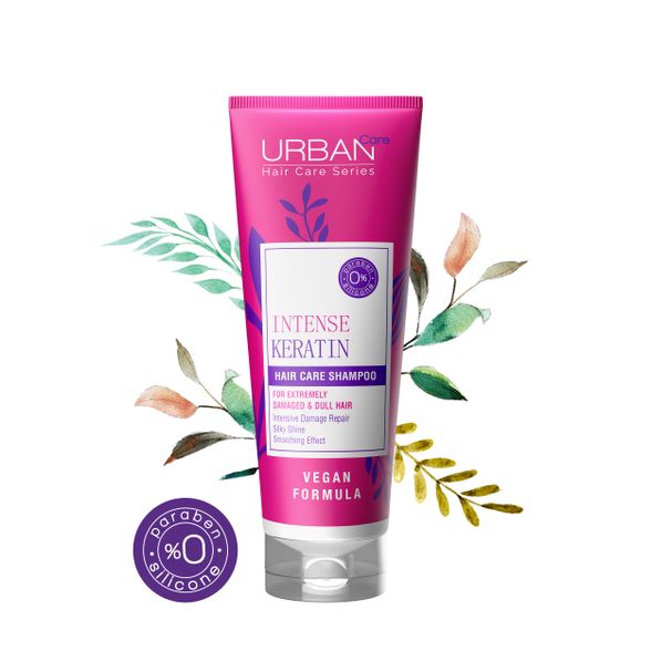 URBAN CARE Intense Keratin šampūns, 250 ml