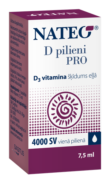 NATEO D Pro 4000 IU drops, 7.5 ml