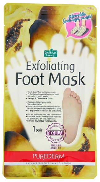 PUREDERM Exfoliating foot mask, 1 pcs.