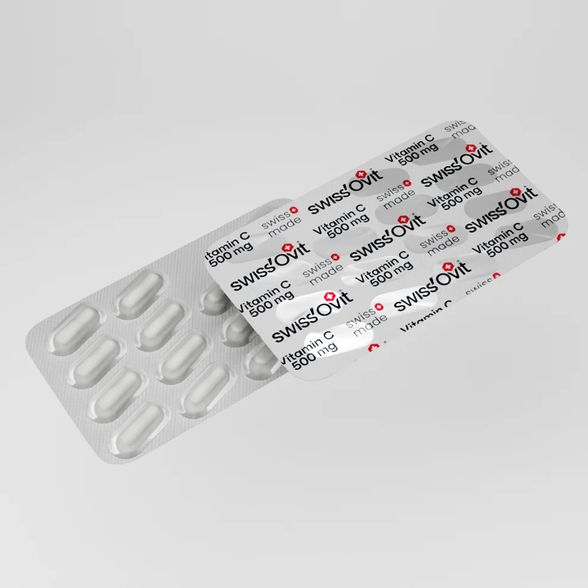 SWISS OVIT Vitamin C 500 mg капсулы, 30 шт.