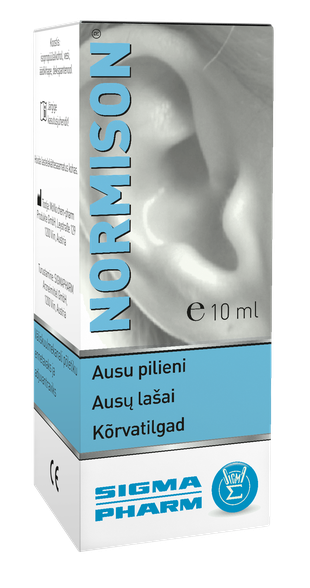 NORMISON ausu pilieni, 10 ml