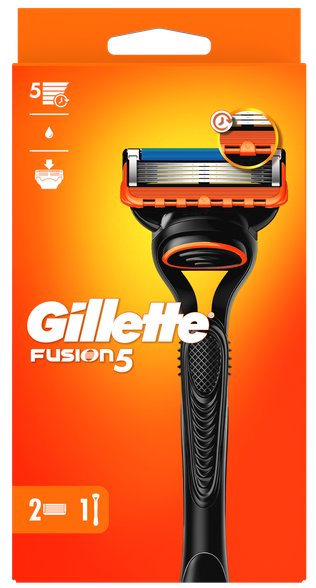 GILLETTE Fusion5 2 replacement cassettes +  razor, 1 pcs.