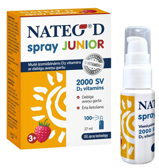 NATEO D Junior SV 2000 gela sprejs, 27 ml